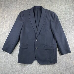 J. Crew Ludlow Moon Blazer‎ Wool Cotton Blue 44R Slim Sport Coat Jacket